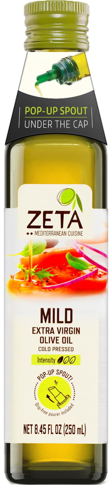 Amazon.com : Zeta Extra Virgin Olive Oil, 8.5 fl oz | Premium
